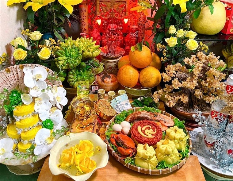 Mâm cúng ngày vía Thần Tài 2024 đầy đủ, chi tiết Mâm cúng ngày vía Thần Tài 2024 đầy đủ, chi tiết