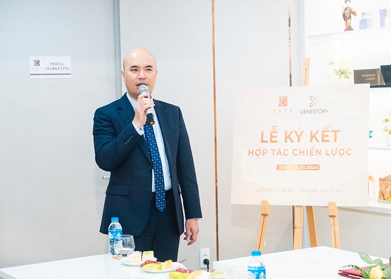 Ông Bùi Ngọc Sơn – Chủ tịch HĐQT Ever Việt Nam phát biểu.