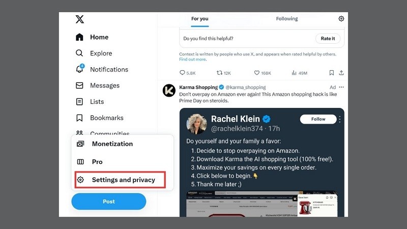Cách ẩn các nội dung nhạy cảm hiển thị trên ứng dụng Twitter Cách ẩn các nội dung nhạy cảm hiển thị trên ứng dụng Twitter