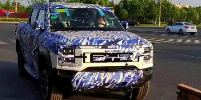 Mẫu xe bán tải điện BYD được bắt gặp khi đang chạy thử tại Trung Quốc