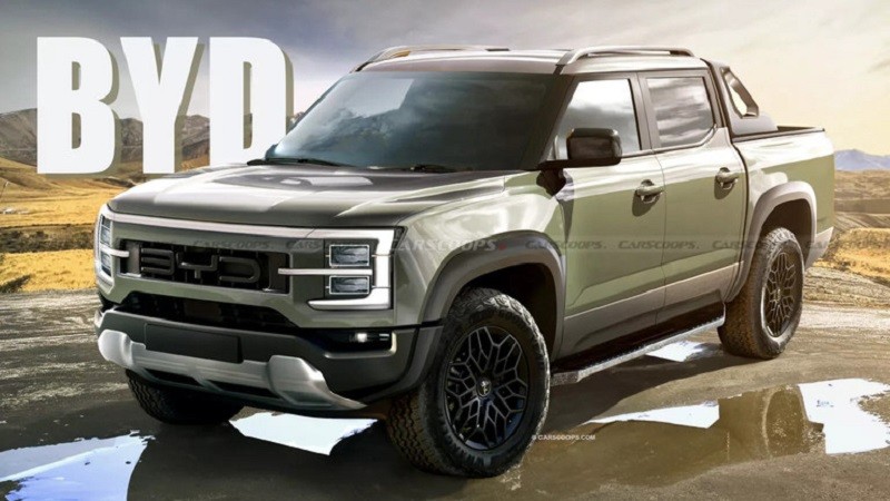 Mẫu xe bán tải điện của BYD chuẩn bị được công khai trước công chúng.