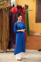 Dương Cẩm Lynh lên ý tưởng và thực hiện bộ ảnh thời trang áo dài, áo bà ba dịp Tết Nguyên đán 2024