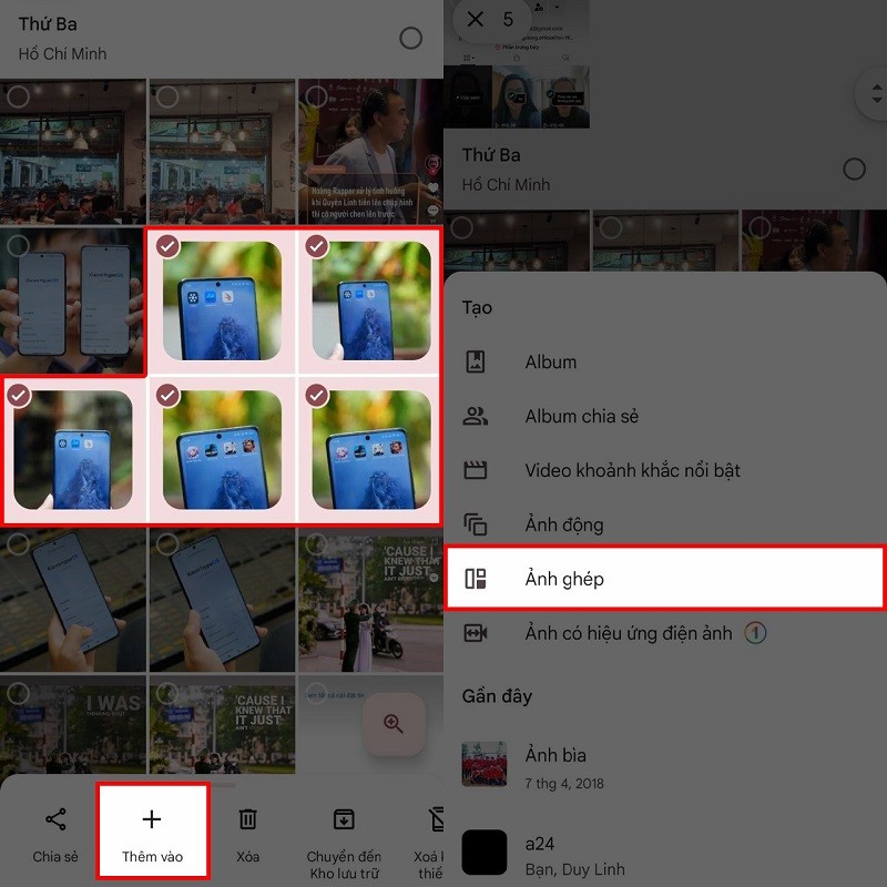 Cách ghép ảnh trong Google Photos với nhiều kiểu dáng, màu sắc đẹp mắt Cách ghép ảnh trong Google Photos với nhiều kiểu dáng, màu sắc đẹp mắt