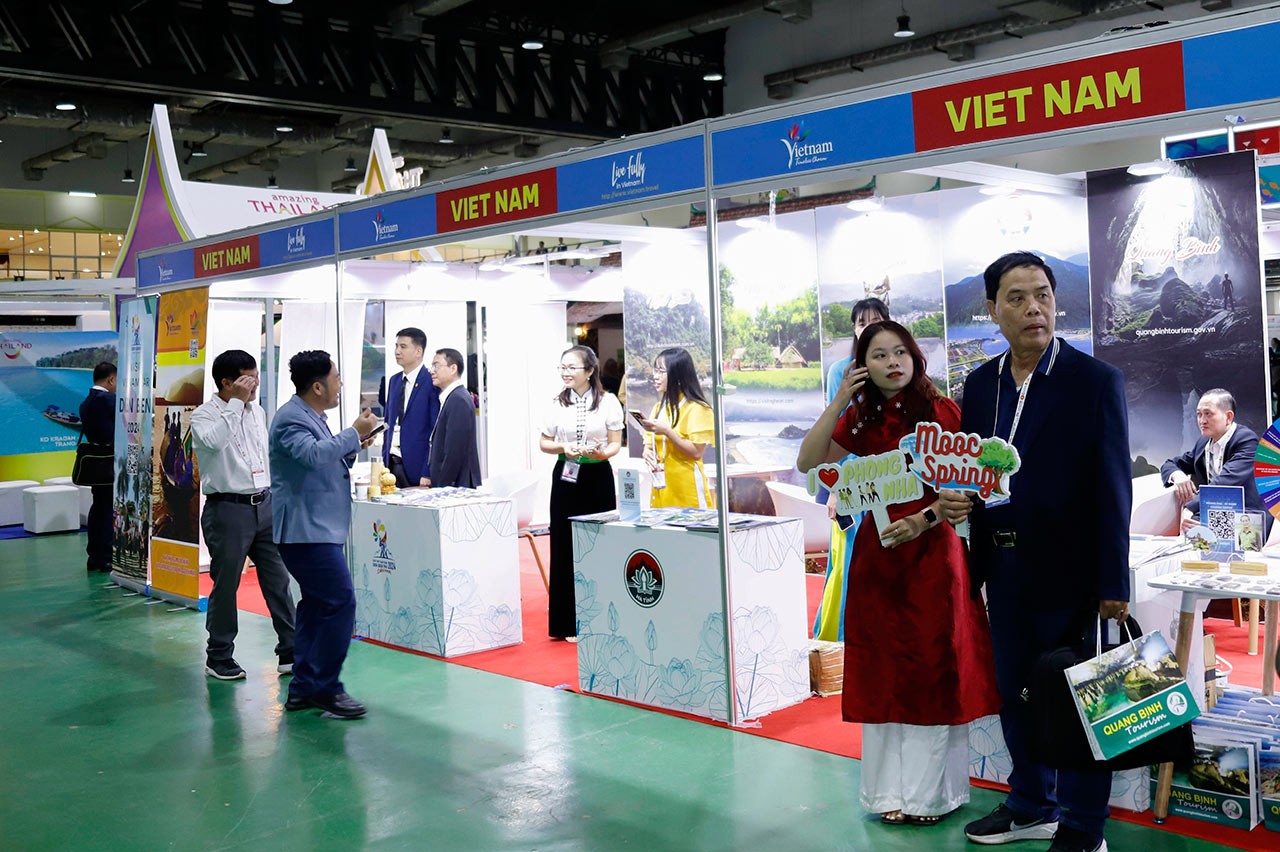 Một góc Gian hàng của Việt Nam tại Hội chợ. (Nguồn: TTXVN) Một góc Gian hàng của Việt Nam tại Hội chợ. (Nguồn: TTXVN)