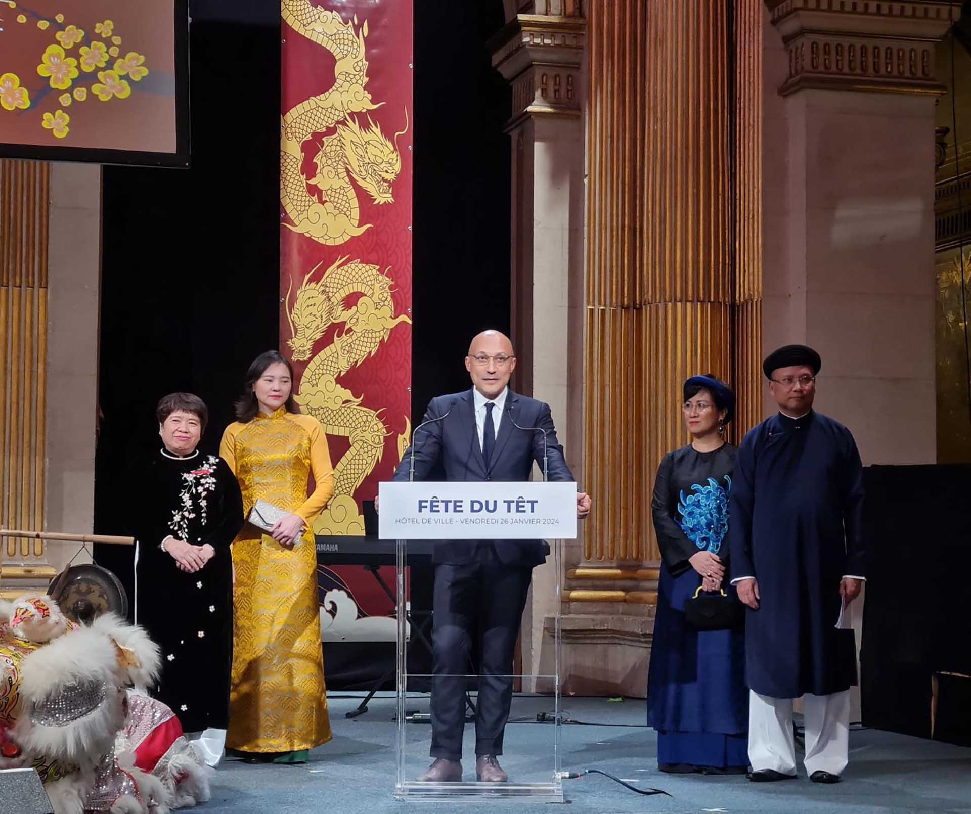 Đại sứ quán Việt Nam tại Pháp tổ chức đón Tết Giáp Thìn 2024