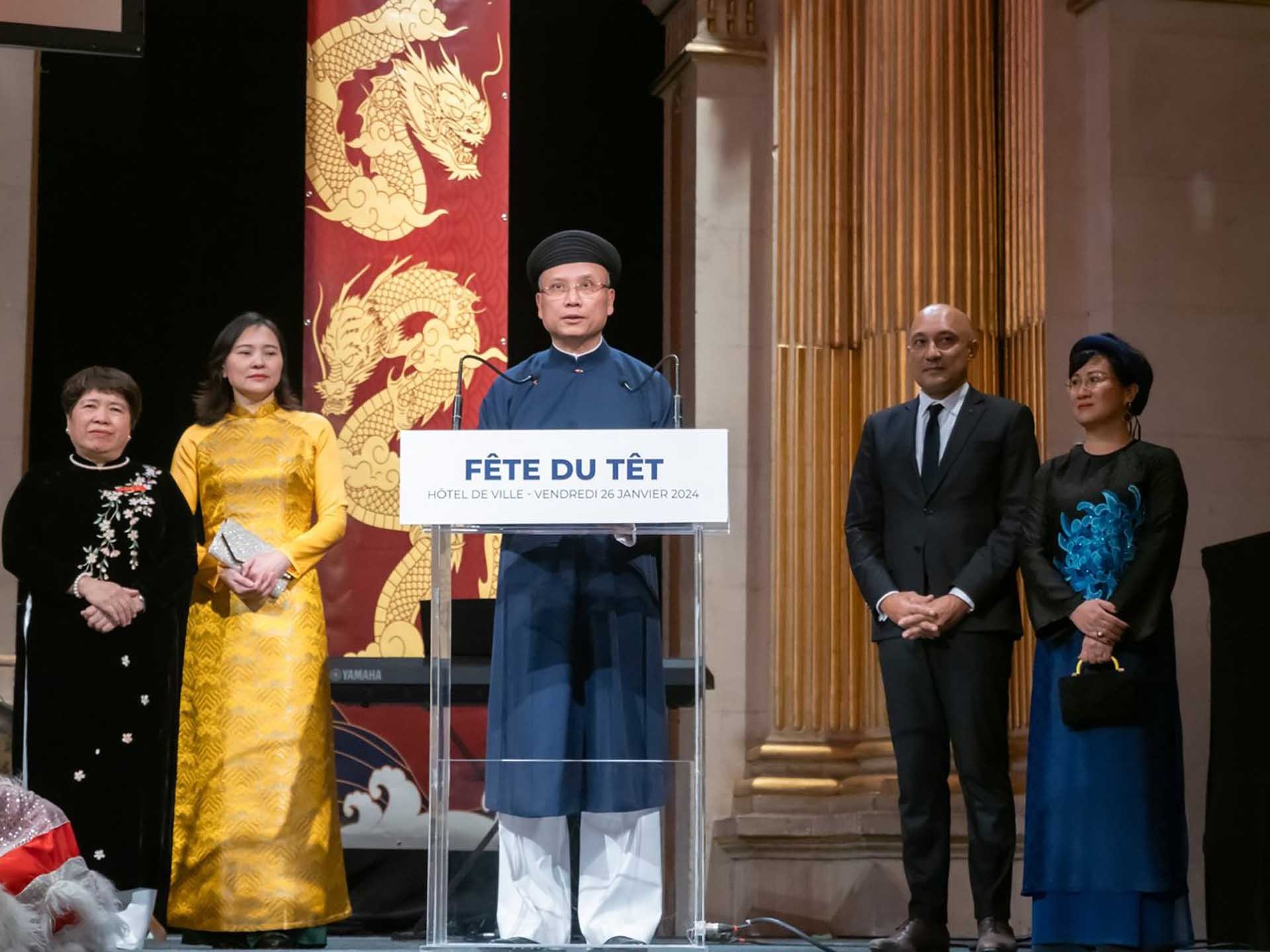 Đại sứ quán Việt Nam tại Pháp tổ chức đón Tết Giáp Thìn 2024