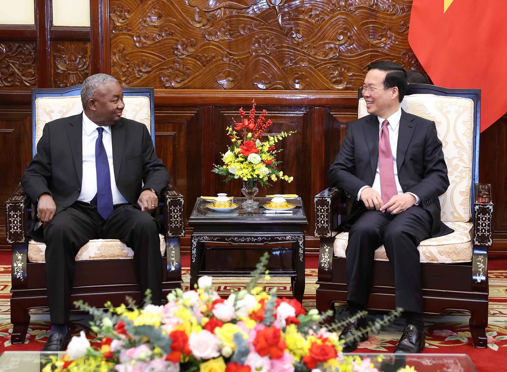 Chủ tịch nước Võ Văn Thưởng tiếp 3 Đại sứ trình Quốc thư Chủ tịch nước Võ Văn Thưởng tiếp 3 Đại sứ trình Quốc thư