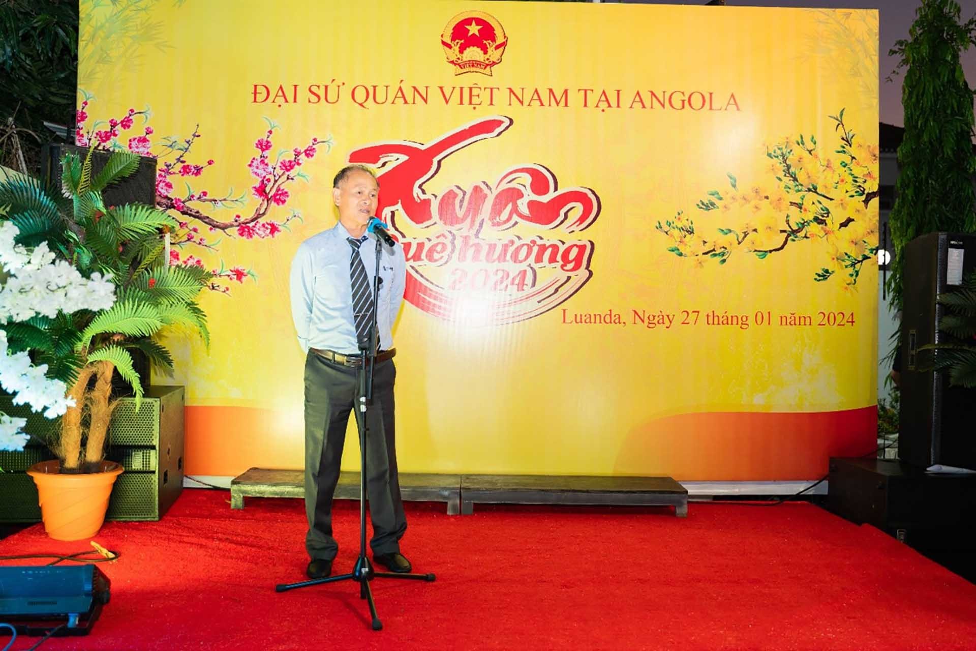 Đại sứ quán Việt Nam tại Angola tổ chức chương trình Tết cộng đồng Xuân Quê hương 2024