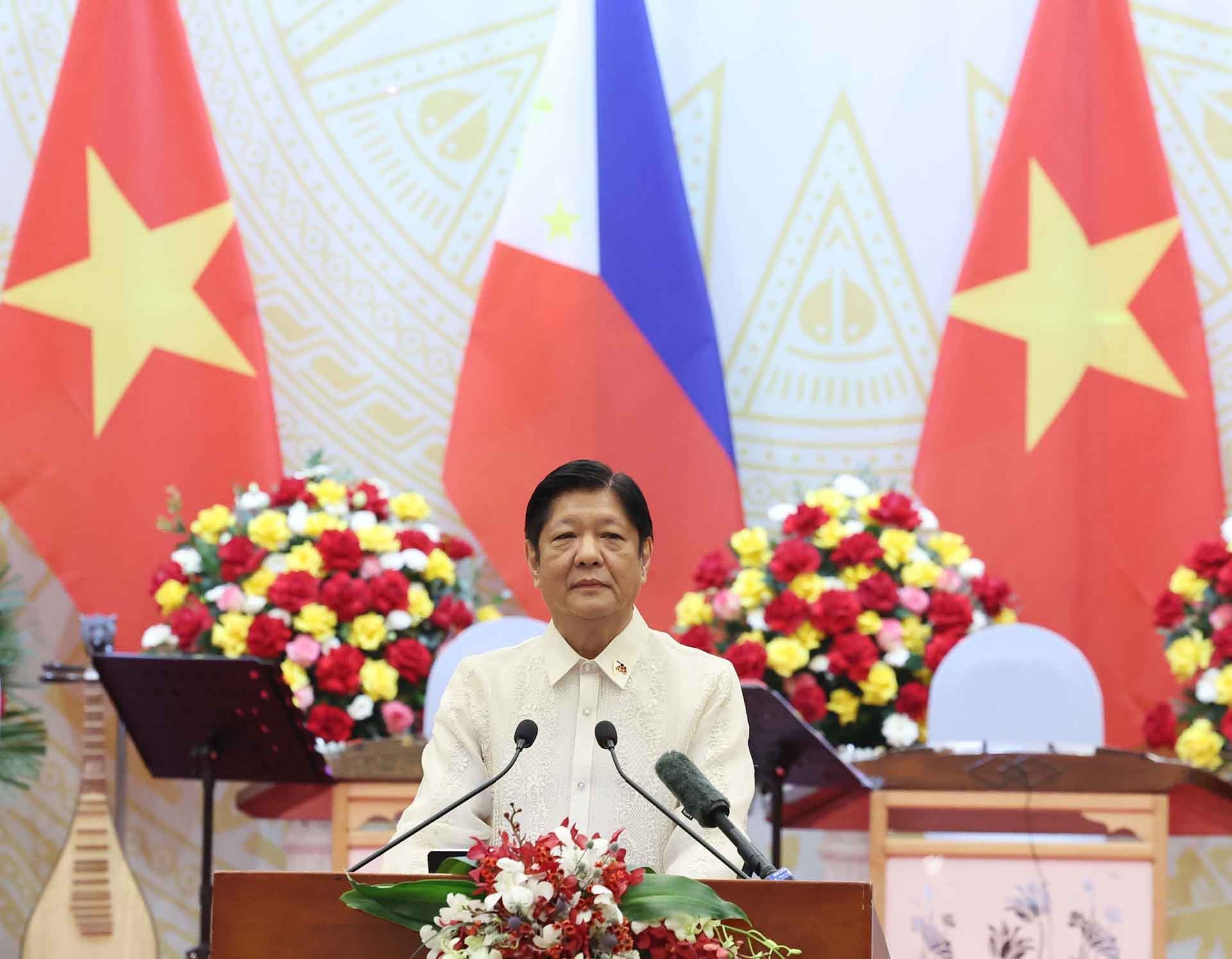 Chủ tịch nước Võ Văn Thưởng chủ trì chiêu đãi trọng thể Tổng thống Philippines Chủ tịch nước Võ Văn Thưởng chủ trì chiêu đãi trọng thể Tổng thống Philippines