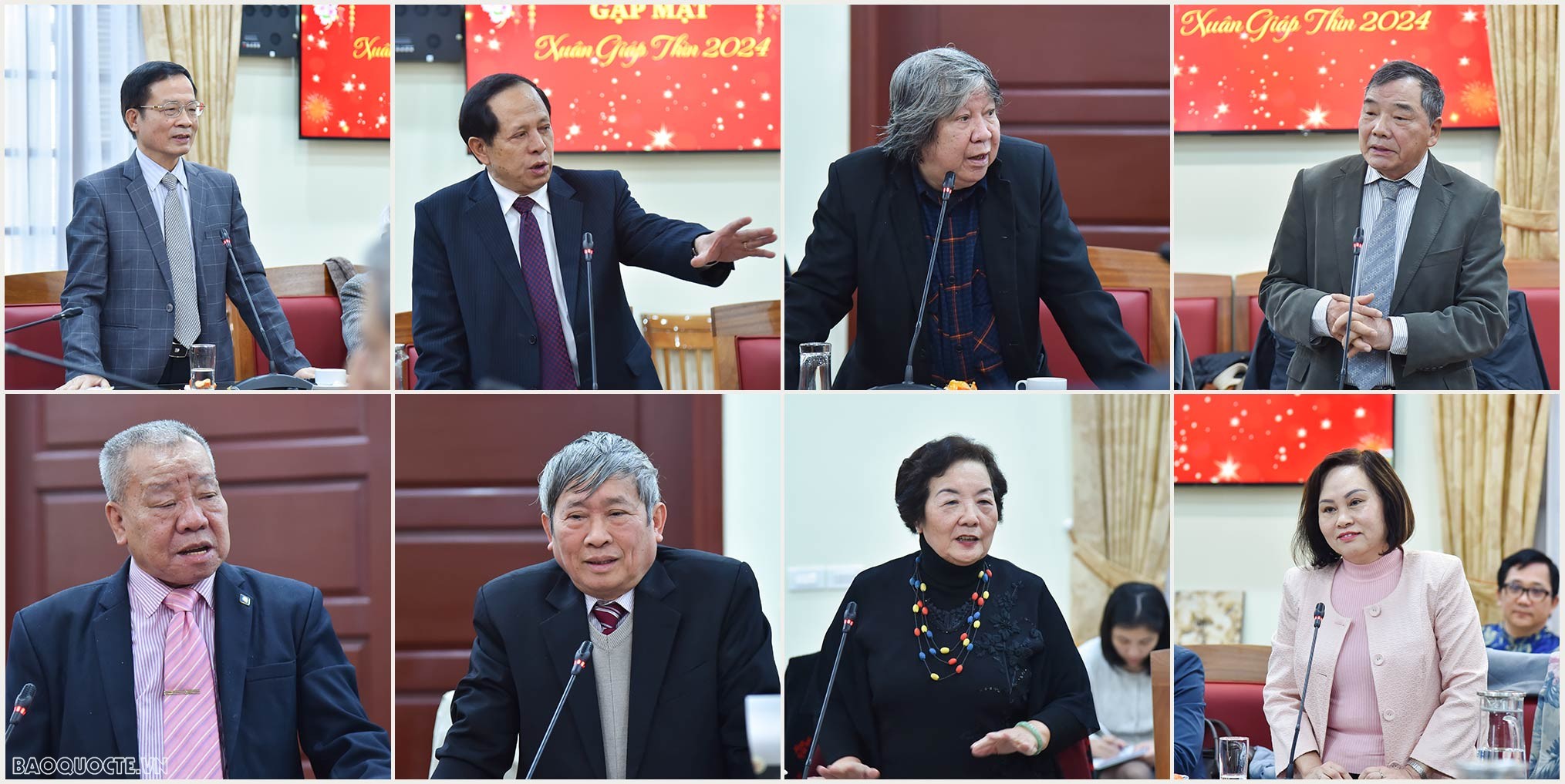 Các đại biểu phát biểu ý kiến tại buổi gặp mặt đánh giá cao những nỗ lực của Ủy ban Quốc gia Unesco trong bối cảnh  tình hình có nhiều biến động, thách thức và khó khăn. (Ảnh: Anh Sơn)