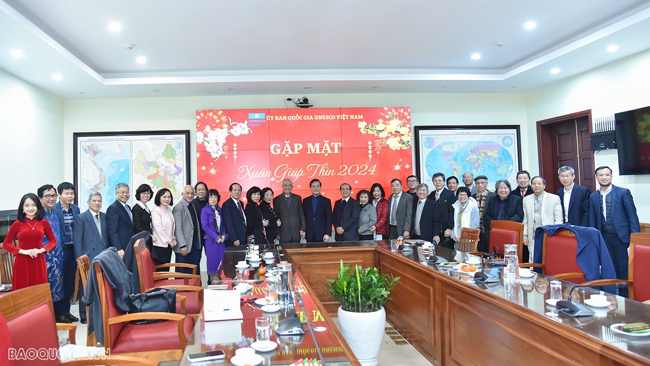 Gặp mặt các cán bộ hưu trí, các chuyên gia, học giả của Ủy ban quốc gia UNESCO Việt Nam Xuân Giáp Thìn 2024