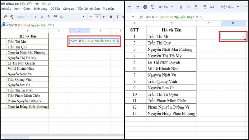 Cách đếm ô chứa văn bản trong Google Sheets với vài bước đơn giản Cách đếm ô chứa văn bản trong Google Sheets với vài bước đơn giản