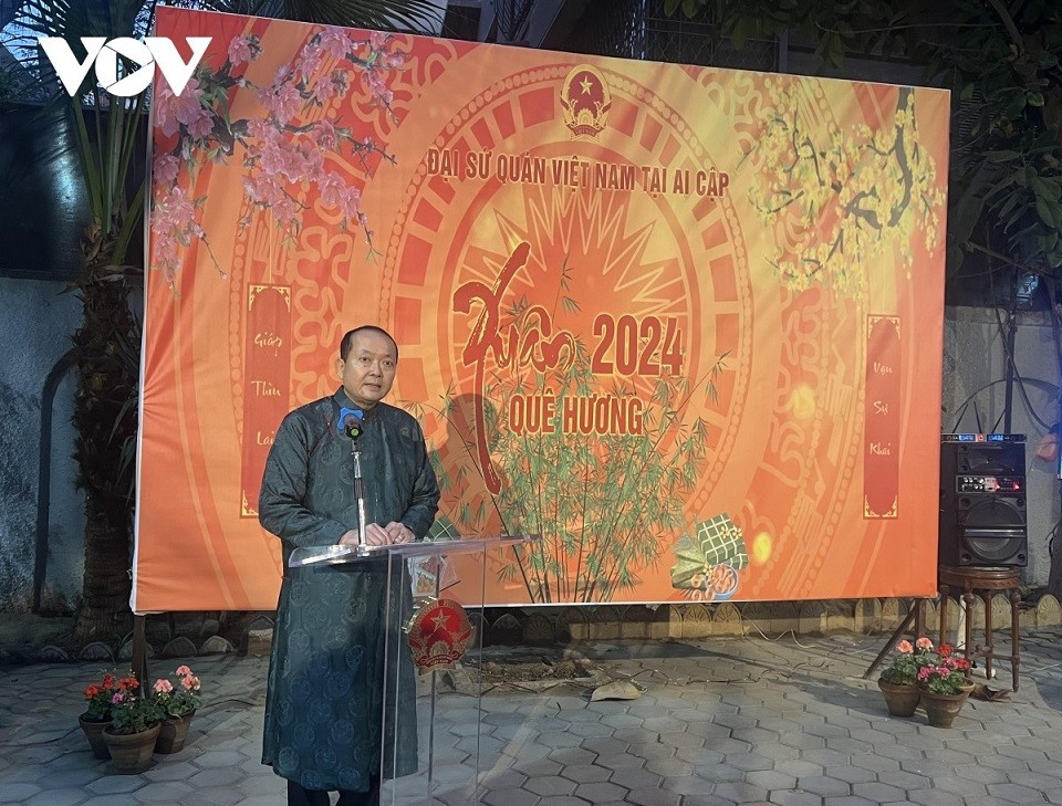 Cộng đồng người Việt Nam tại Ai Cập vui đón Tết cổ truyền, chào Xuân Giáp Thìn 2024