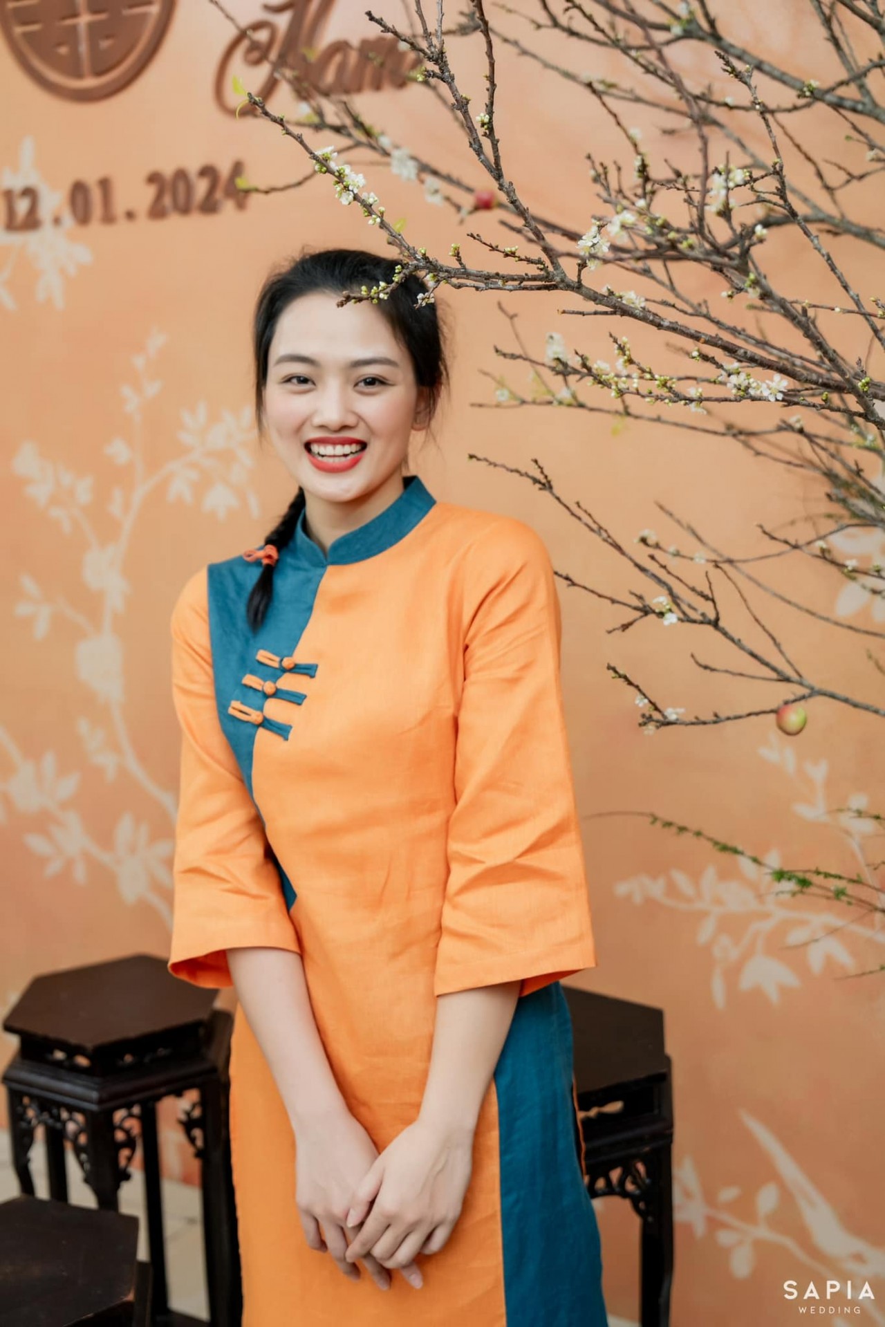 Hoa khôi bóng chuyền Thu Hoài đẹp rạng rỡ