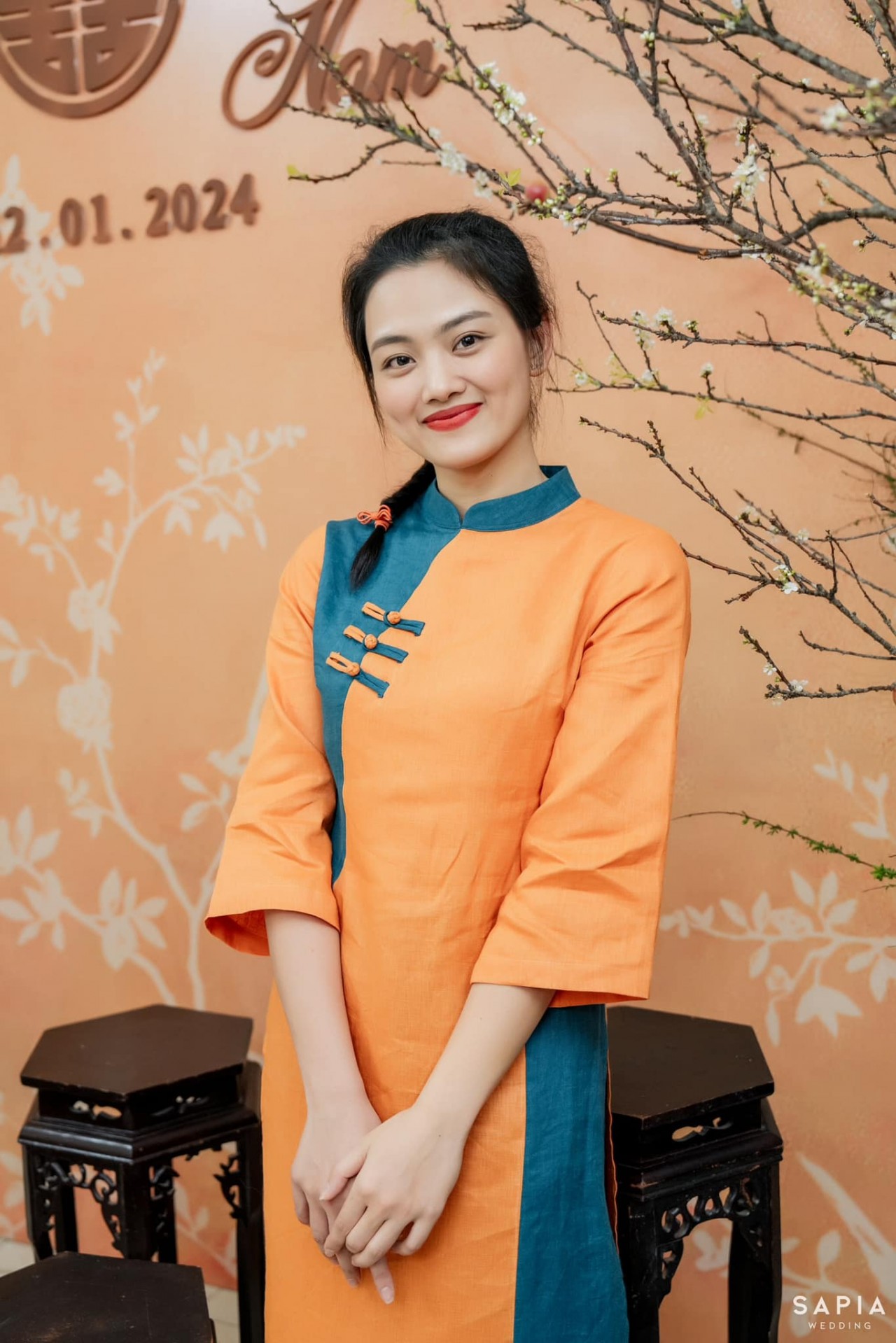 Hoa khôi bóng chuyền Thu Hoài đẹp rạng rỡ