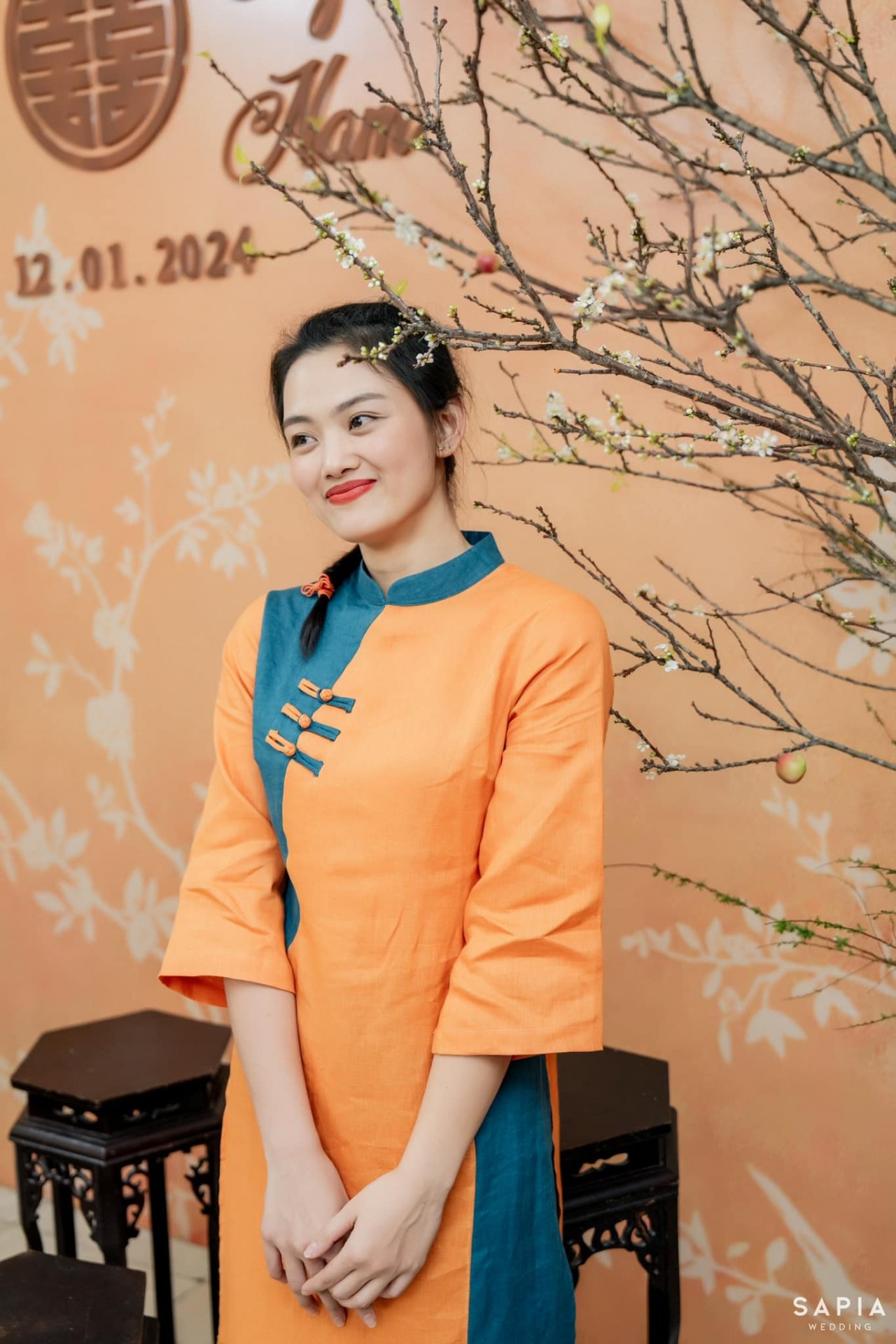 Hoa khôi bóng chuyền Thu Hoài đẹp rạng rỡ