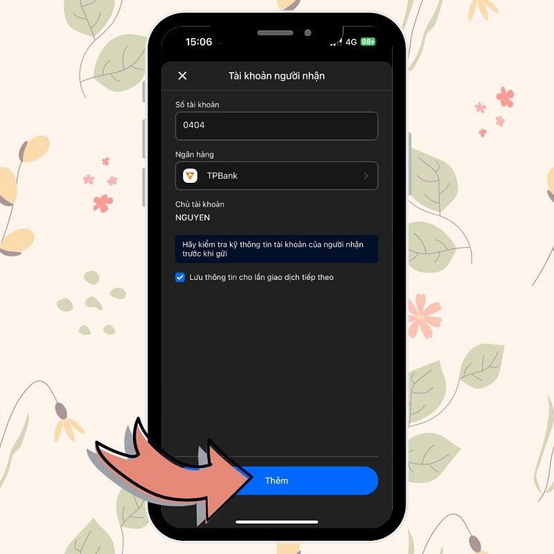 Chuyển tiền trực tiếp cho bạn bè khi chat trên Zalo cực nhanh chóng