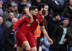 Ngoại hạng Anh: Hình ảnh trận đấu Matheus Cunha lập hat-trick, Wolves thắng đậm Chelsea