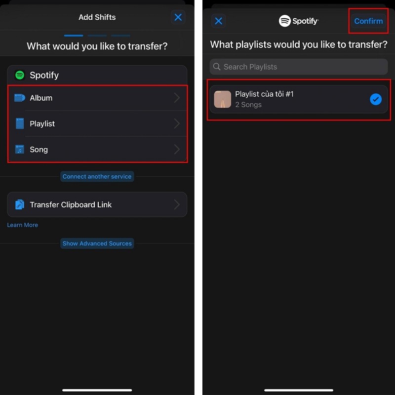 Chuyển nhạc từ Spotify sang Apple Music đơn giản