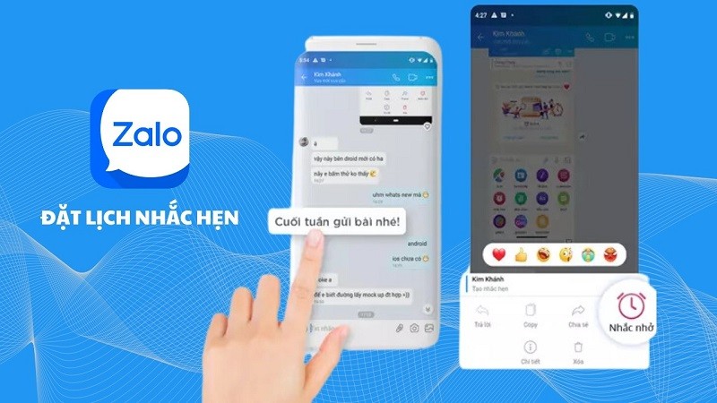 Sử dụng lịch nhắc hẹn trên Zalo cùng bạn bè và người thân