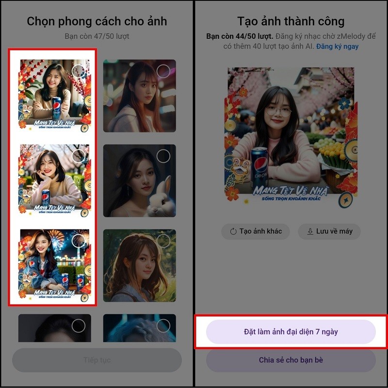 Tạo ảnh đại diện Tết bằng AI trên Zalo cực xịn Tạo ảnh đại diện Tết bằng AI trên Zalo cực xịn