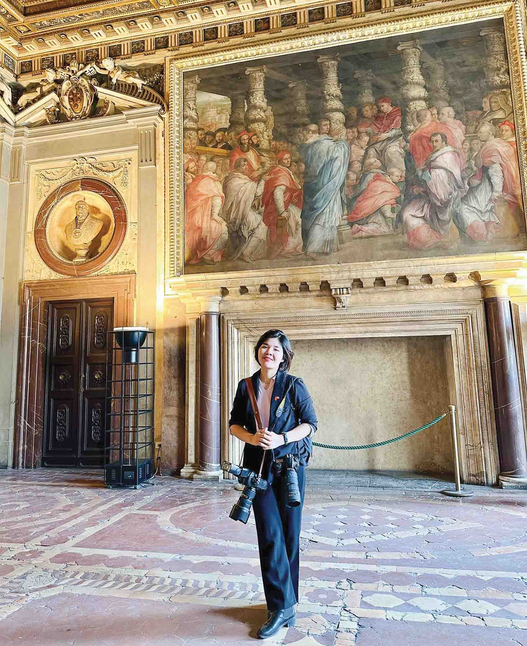 Tác giả tác nghiệp tại Florence. Tác giả tác nghiệp tại Florence.