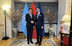 Phái đoàn Lào và Campuchia tại Liên hợp quốc chúc mừng Việt Nam nhân dịp Tết Nguyên đán Giáp Thìn 2024