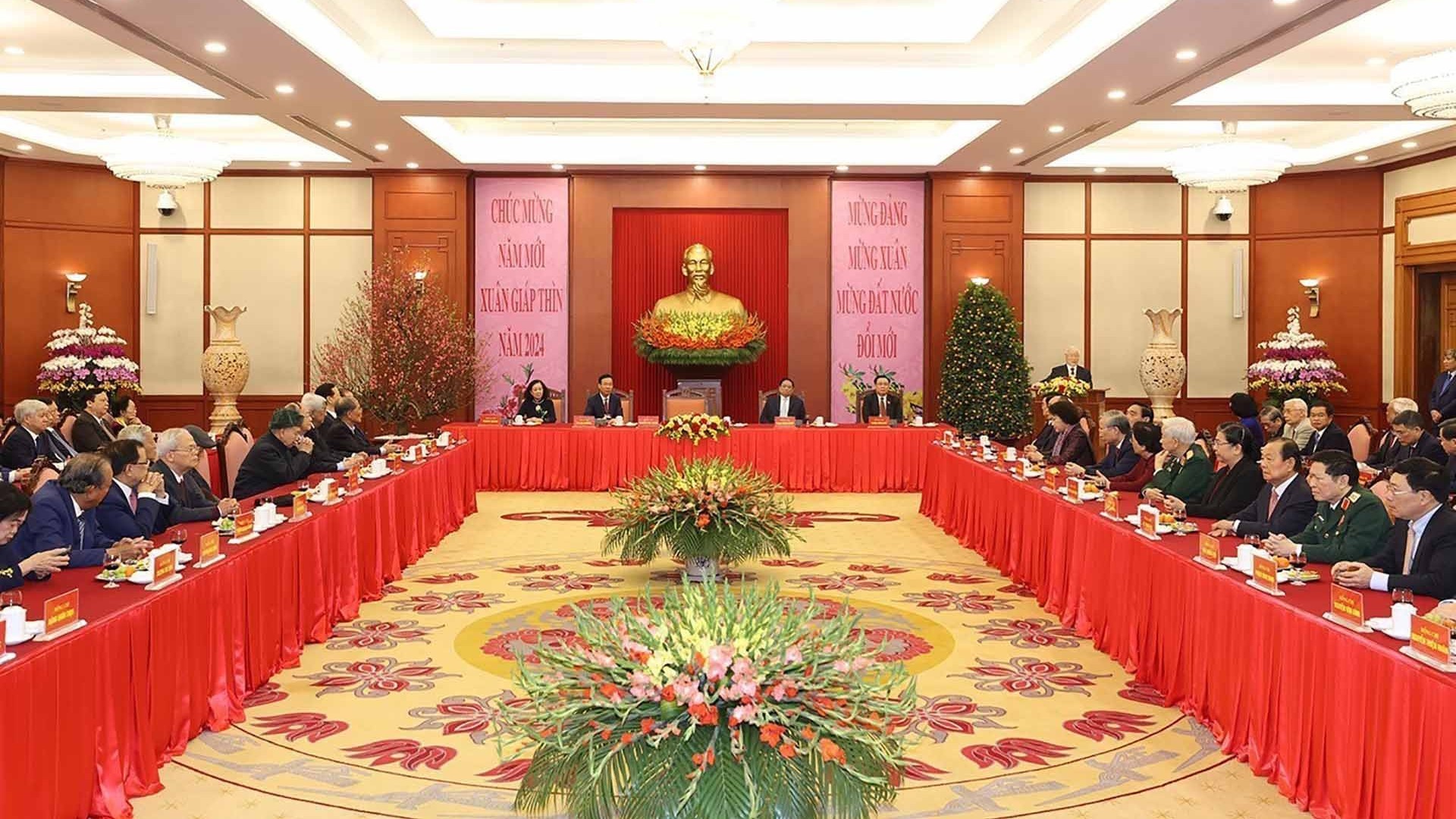 tong bi thu nguyen phu trong chuc tet lanh dao nguyen lanh dao dang nha nuoc