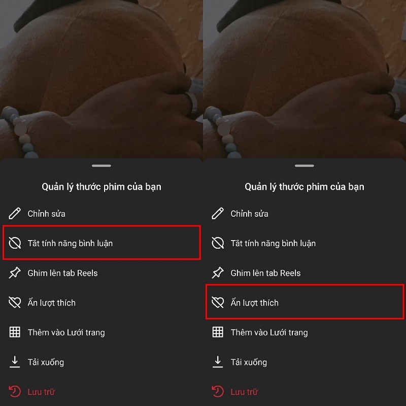 Cách ẩn bình luận và lượt thích của Reels Instagram siêu đơn giản