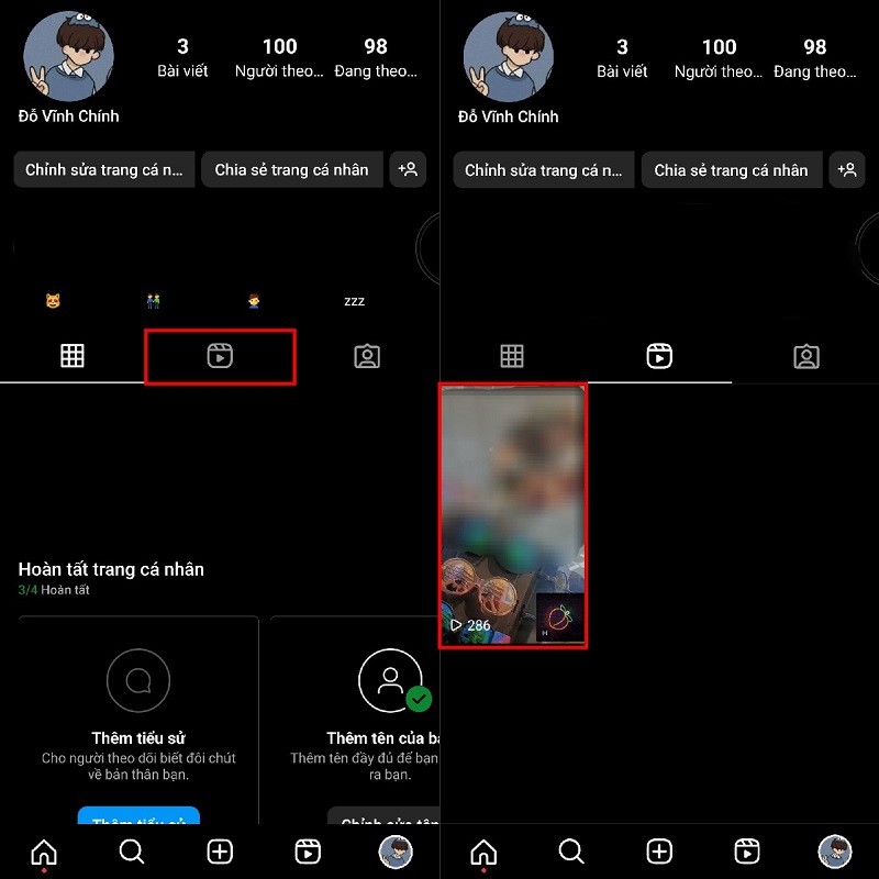 Cách ẩn bình luận và lượt thích của Reels Instagram siêu đơn giản