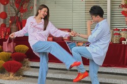 Thanh Hằng và chồng nhạc trưởng đón Tết đầu về chung nhà cùng gia đình