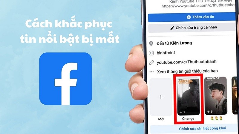 Khắc phục tin nổi bật trên Facebook bị mất siêu đơn giản