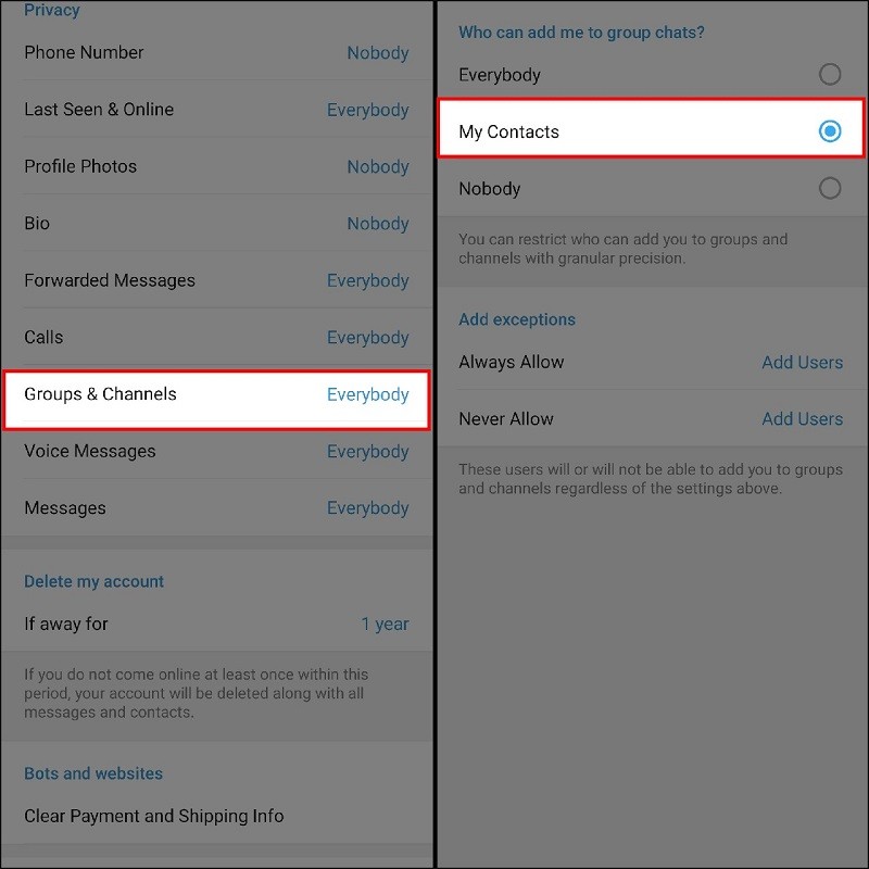 4 cách bảo mật tài khoản Telegram mà bạn nên biết 4 cách bảo mật tài khoản Telegram mà bạn nên biết