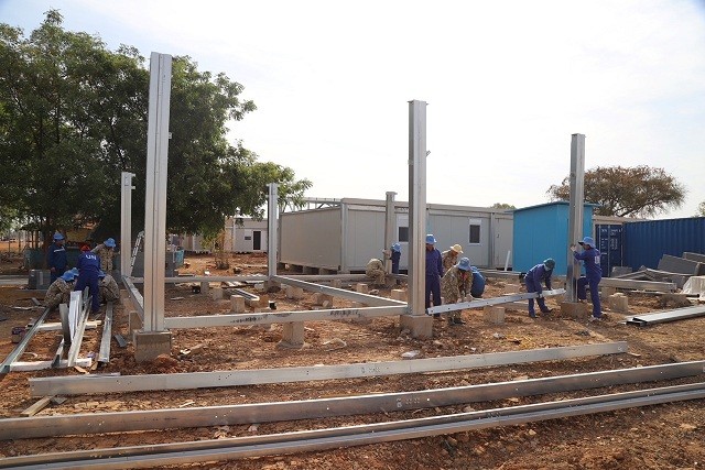 Đội công binh Việt Nam triển khai nhiều công trình trong năm mới Đội công binh Việt Nam triển khai nhiều công trình trong năm mới