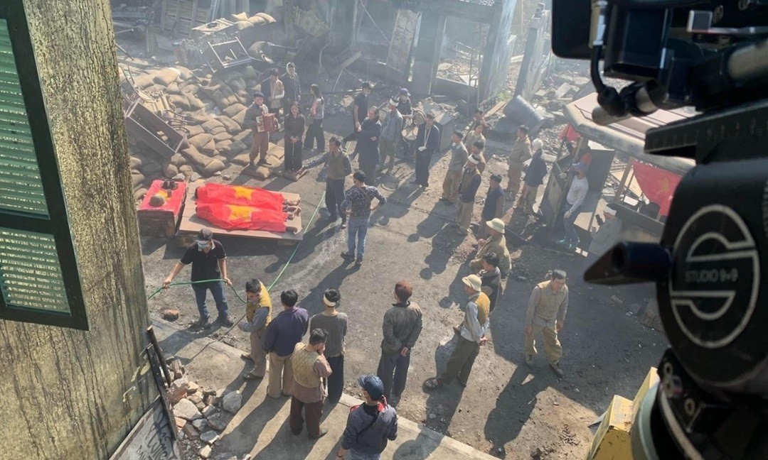 Hình ảnh hậu trường