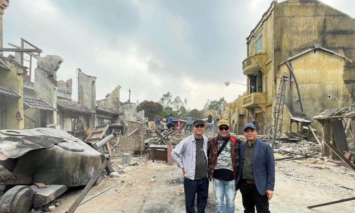 Hình ảnh hậu trường