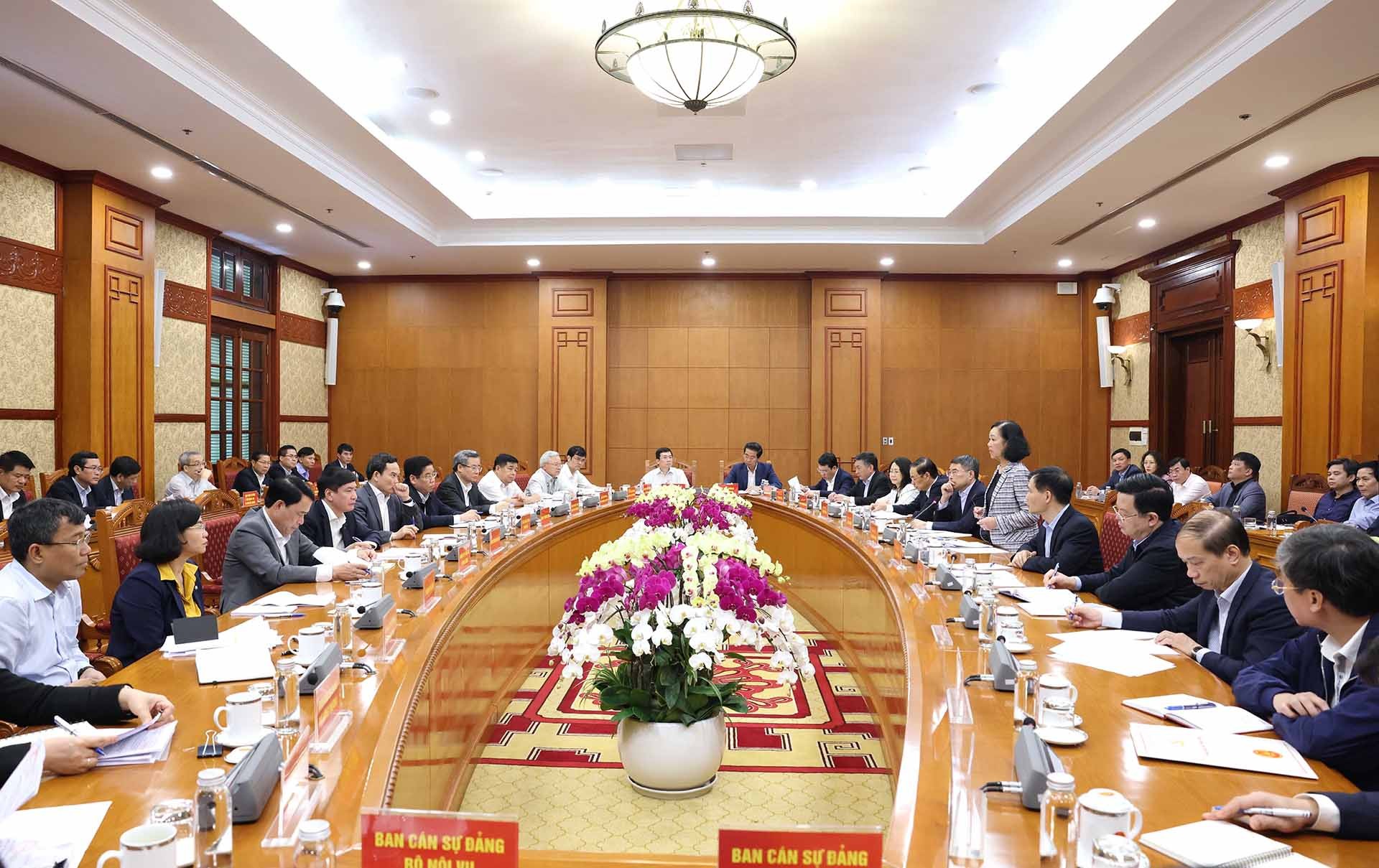 Quang cảnh hội nghị. (Nguồn: TTXVN) Quang cảnh hội nghị. (Nguồn: TTXVN)