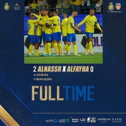 Hình ảnh trận đấu Cristiano Ronaldo, Otavio ghi bàn, đưa Al Nassr vào tứ kết AFC Champions League