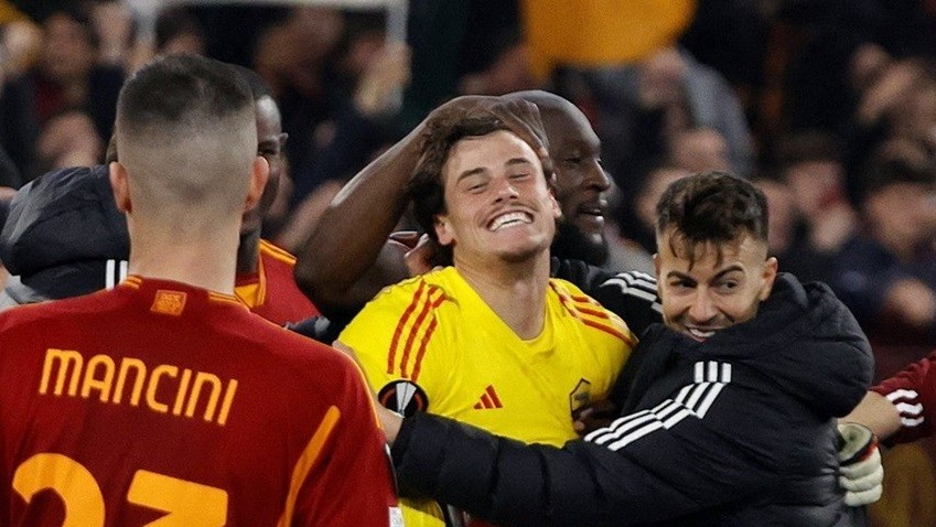 Europa League 2023/24: Hình ảnh trận đấu As Roma vượt qua Feyenoord sau loạt đá luân lưu