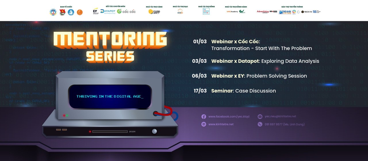 Đại học Kinh tế Quốc dân phát động chương trình Mentoring Series 2024