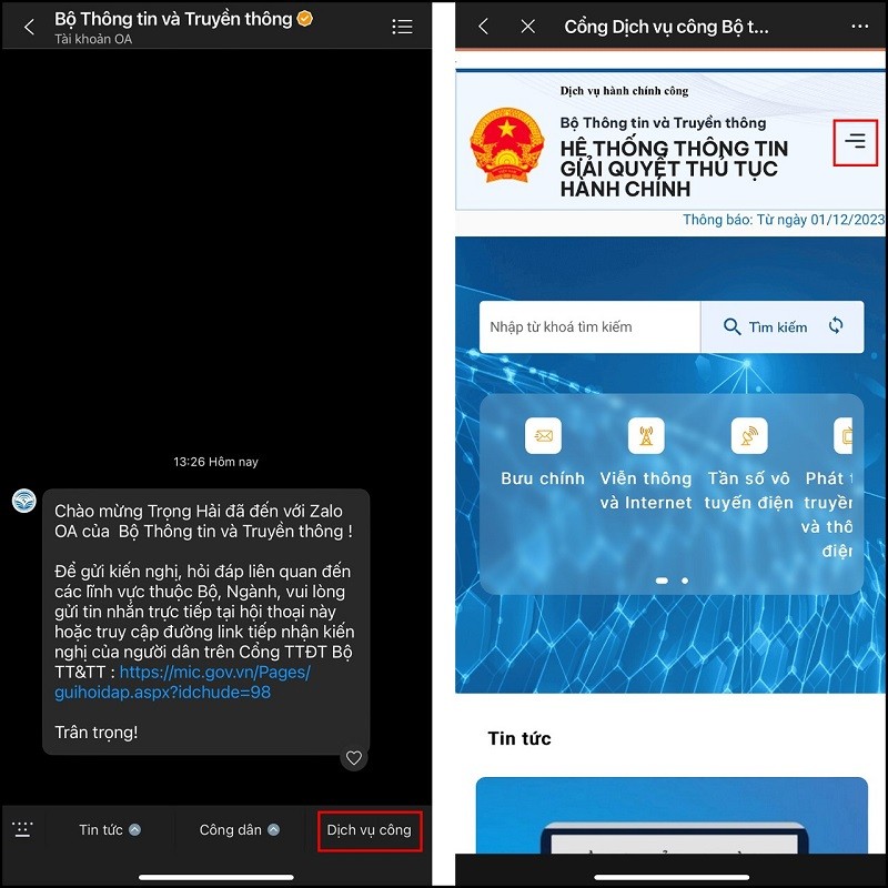 Cách tra cứu tiến độ hồ sơ công trên Zalo nhanh chóng, hiệu quả