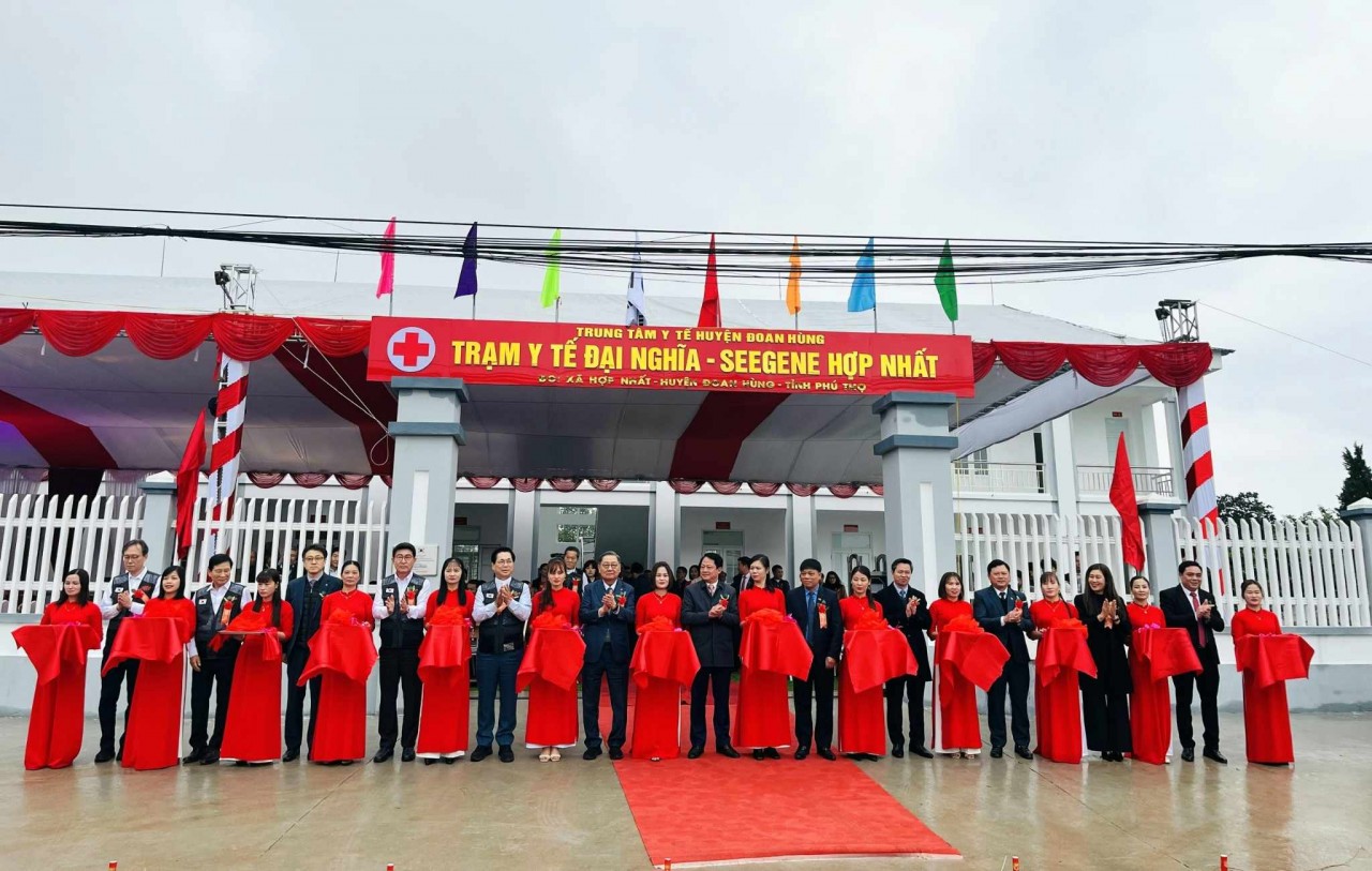 Khánh thành cơ sở y tế và giáo dục do Hàn Quốc tài trợ tại hai xã khó khăn tỉnh Phú Thọ