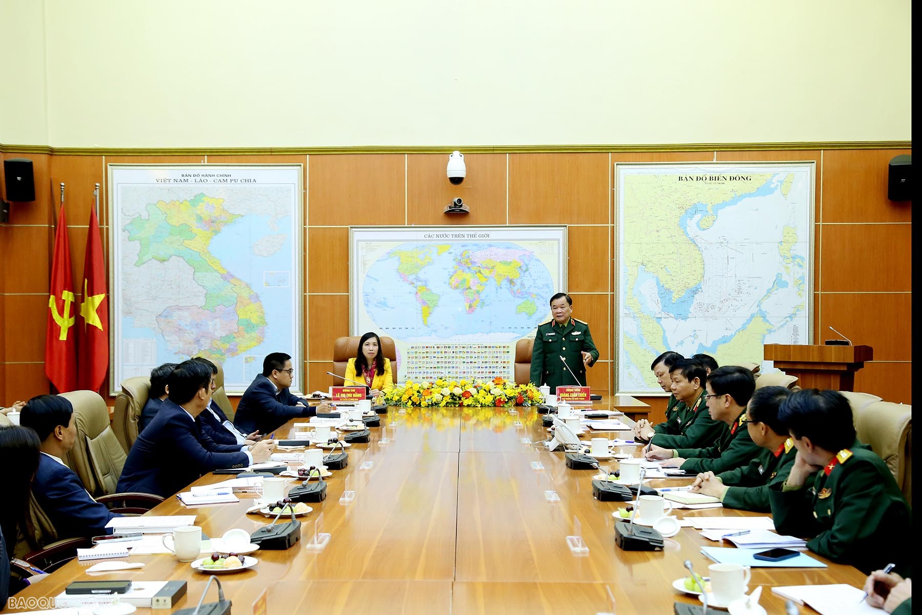 Thượng tướng Hoàng Xuân Chiến, Thứ trưởng Bộ Quốc phòng gặp mặt đoàn Trưởng Cơ quan đại diện Việt Nam ở nước ngoài