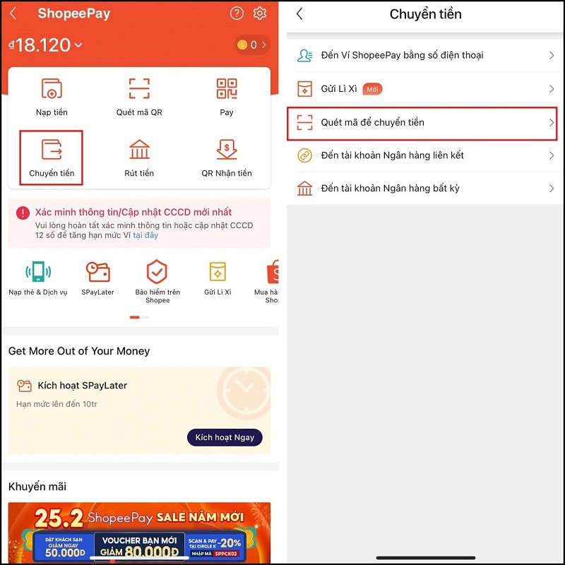 3 cách chuyển tiền từ ví ShopeePay đơn giản, siêu tiện lợi