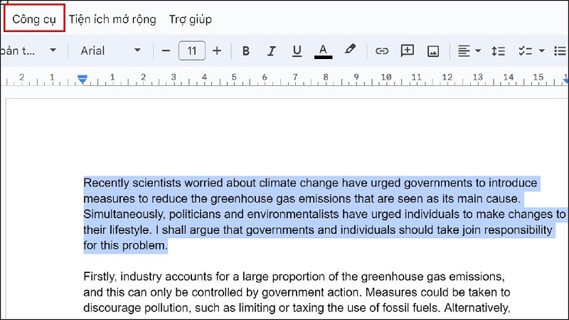 Hướng dẫn cách đếm số từ trên Google Docs đơn giản, nhanh chóng Hướng dẫn cách đếm số từ trên Google Docs đơn giản, nhanh chóng