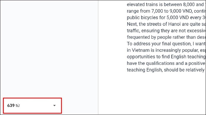 Hướng dẫn cách đếm số từ trên Google Docs đơn giản, nhanh chóng Hướng dẫn cách đếm số từ trên Google Docs đơn giản, nhanh chóng