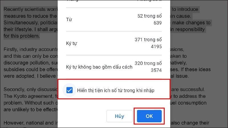 Hướng dẫn cách đếm số từ trên Google Docs đơn giản, nhanh chóng Hướng dẫn cách đếm số từ trên Google Docs đơn giản, nhanh chóng