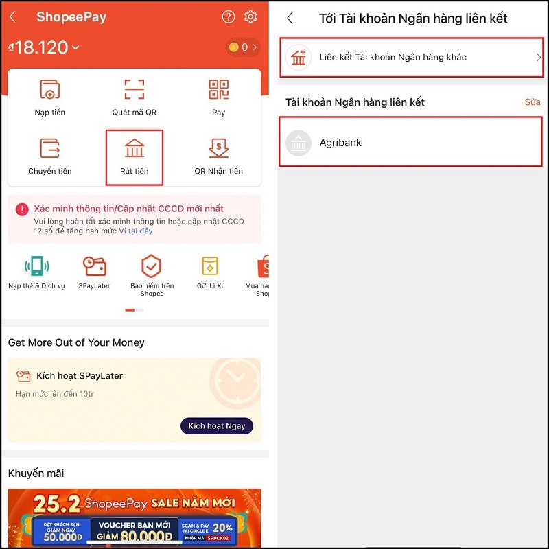 Rút tiền từ ShopeePay về tài khoản ngân hàng chỉ với vài bước đơn giản