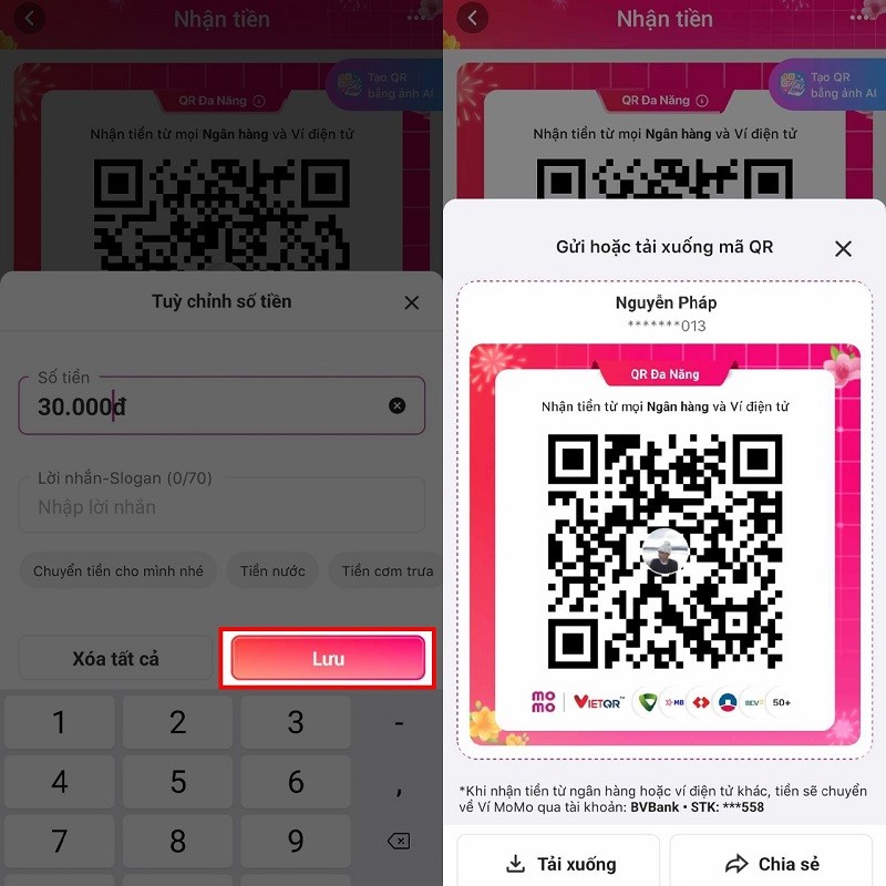 Tạo mã QR có sẵn số tiền trên MoMo chỉ với vài bước đơn giản