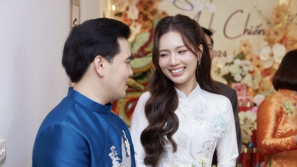 Hình ảnh xinh đẹp, rạng ngời trong lễ ăn hỏi của diễn viên Ngọc Anh 'Phố trong làng'